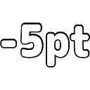 :minus_5pt: